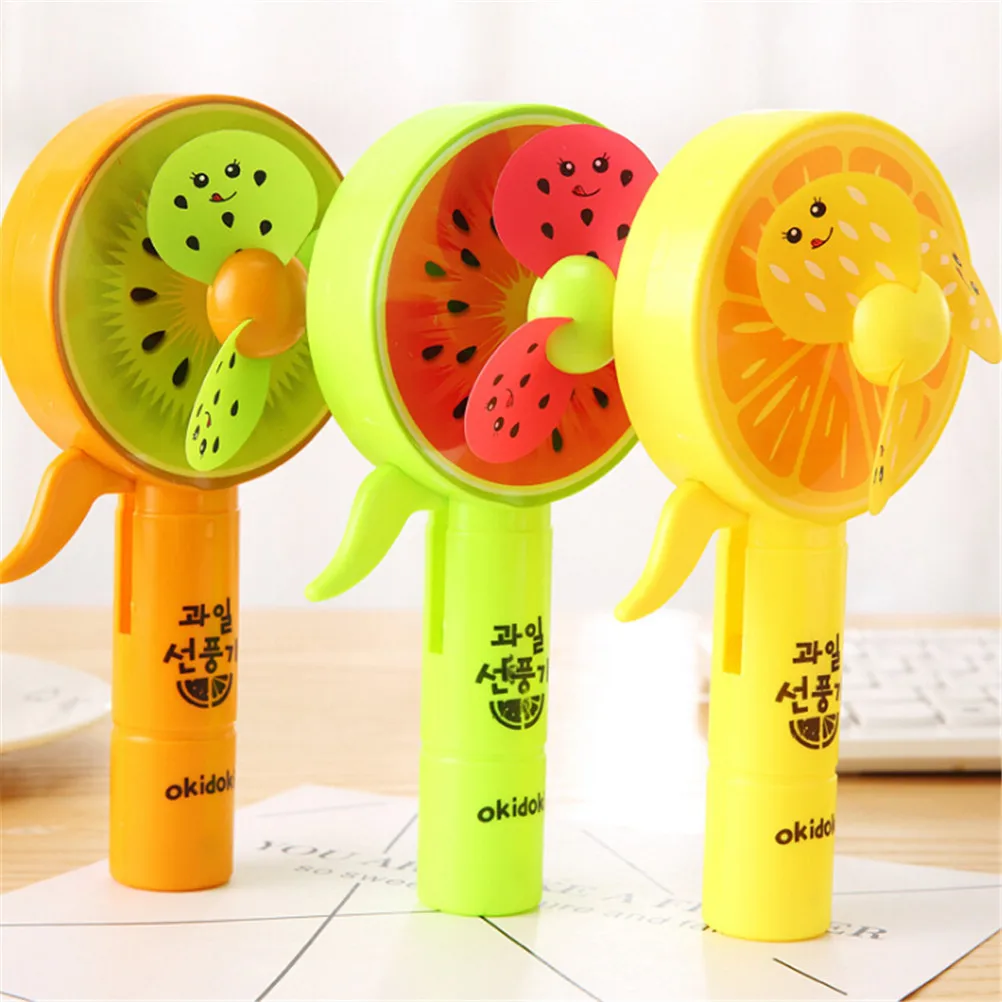 

1Pc Mini Fan Portable Hand Held Desk Humidification Cartoon Handheld Ventilador Portable Mini Handheld Water Mist Fan for Kids