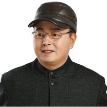 Унисекс гладкая кепка Высококачественная натуральная кожа ретро армейские кепки для взрослых мужчин и женщин размер Snapback Панама папа шляпа