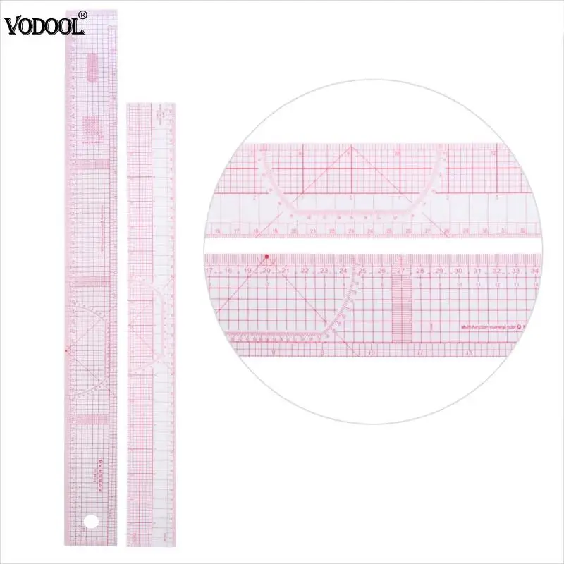 VODOOL DIY Одежда Лоскутная многолинейная шва одеяло шитье кривая линейки рисунок