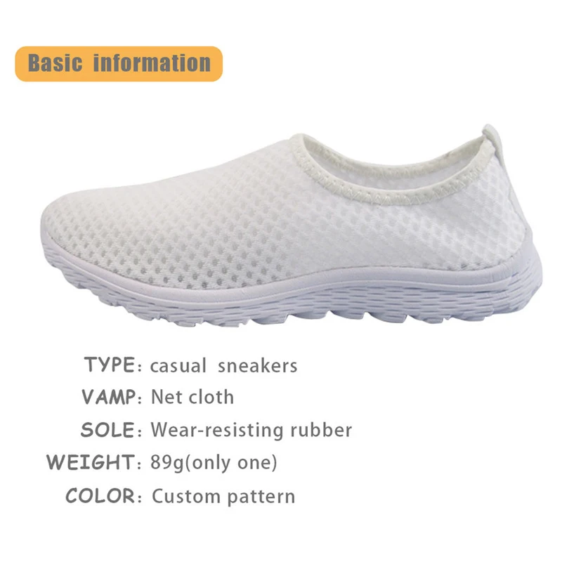 FORUDESIGNS/кормящих бутылка прекрасный дизайн печати для женщин слипоны спортивная обувь высокое качество дышащая обувь для девочек Air Mesh