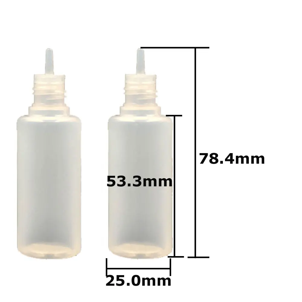 

10pcs 20ml Soft Style Bottle Plastic Dropper Bottles with Childproof Cap for E Liquid Empty LDPE Bottle