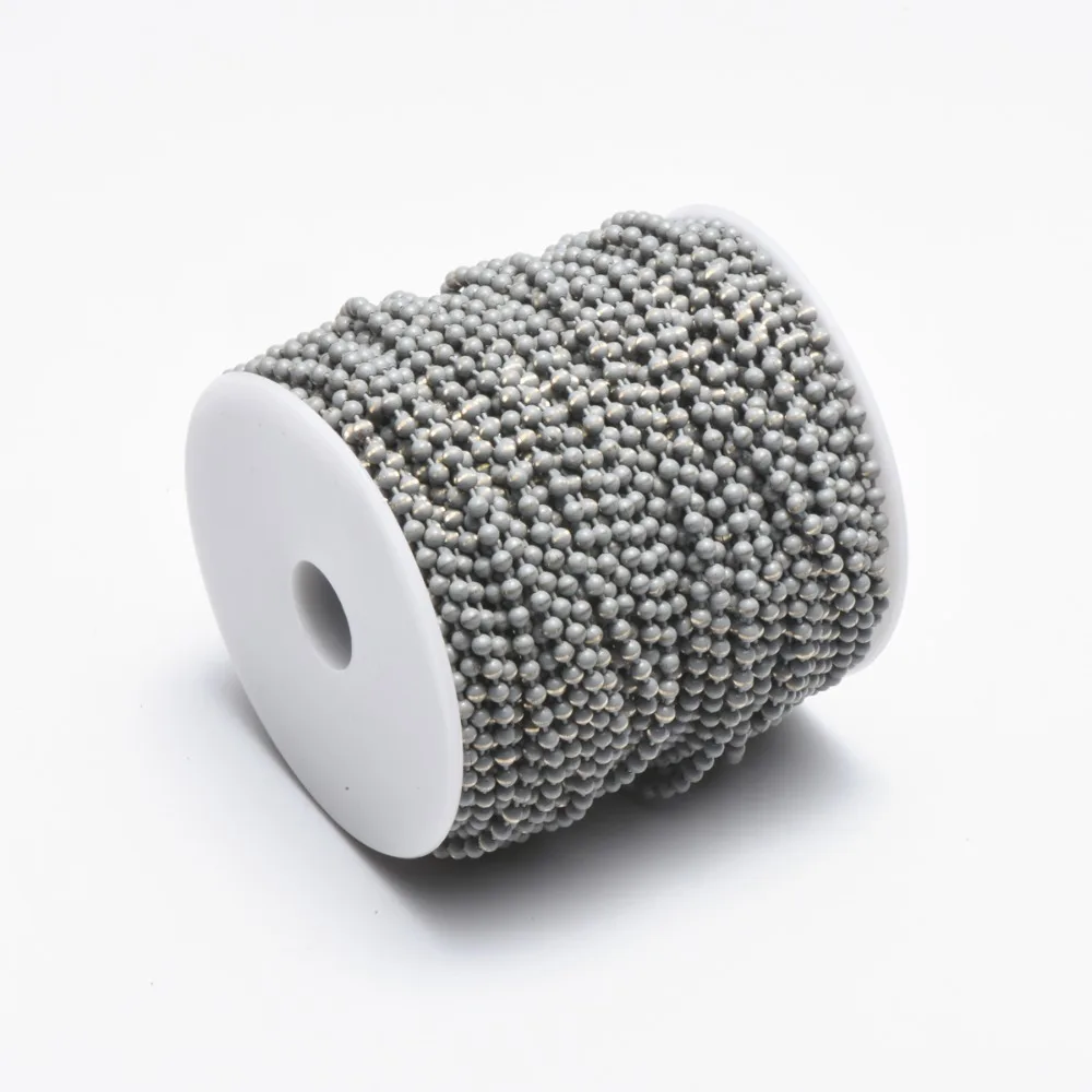 GUFEATHER C30, DIY цепочка из бисера, браслет ожерелье на лодыжку, материал аксессуаров, Размер бисера 3,2 мм, длина цепочки 2 м