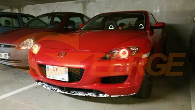 Для Mazda RX8 Rx-8 2004 2005 2006 2007 2008 RF контроллер Bluetooth мульти-Цвет ультра яркий RGB светодиодный Ангельские глазки гало кольца комплект