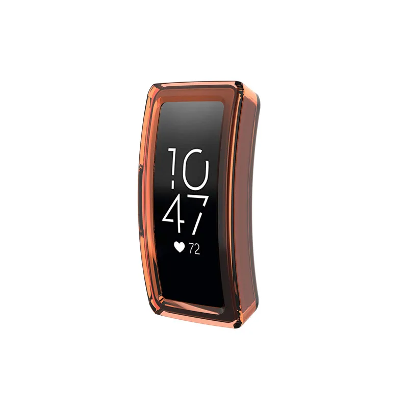 100 шт. для Fitbit Inspire/Inspire HR защитный чехол Аксессуары рамка противоударный чехол мягкий прозрачный ТПУ