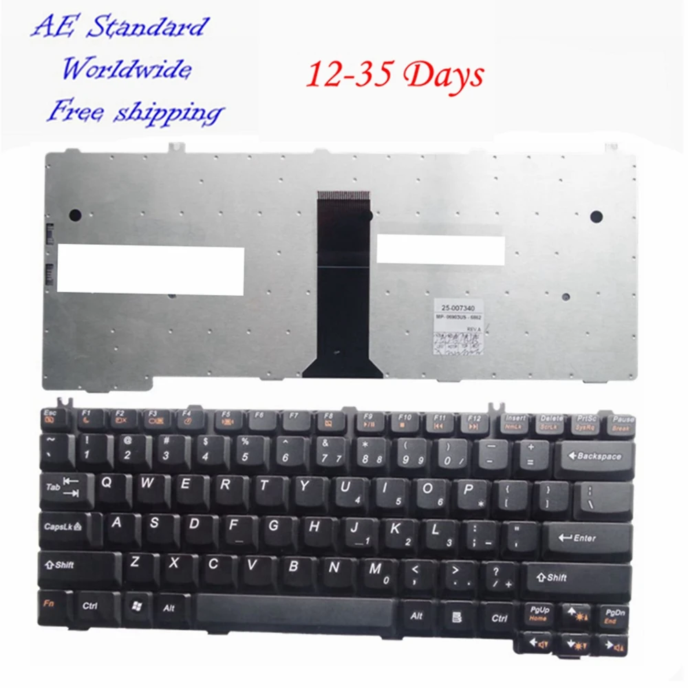 Нам стальная пластина черный новая английская клавиатура для ноутбука lenovo g455 U330A K43A K43 U330