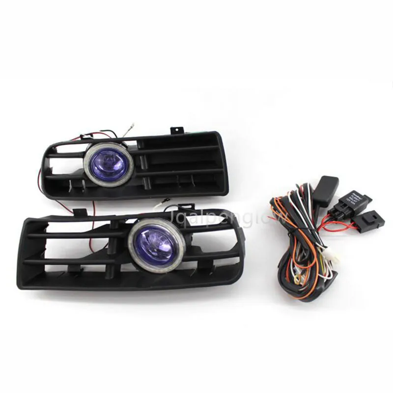 1Pair Front Fog Lights Fog Lamps For VW (4)