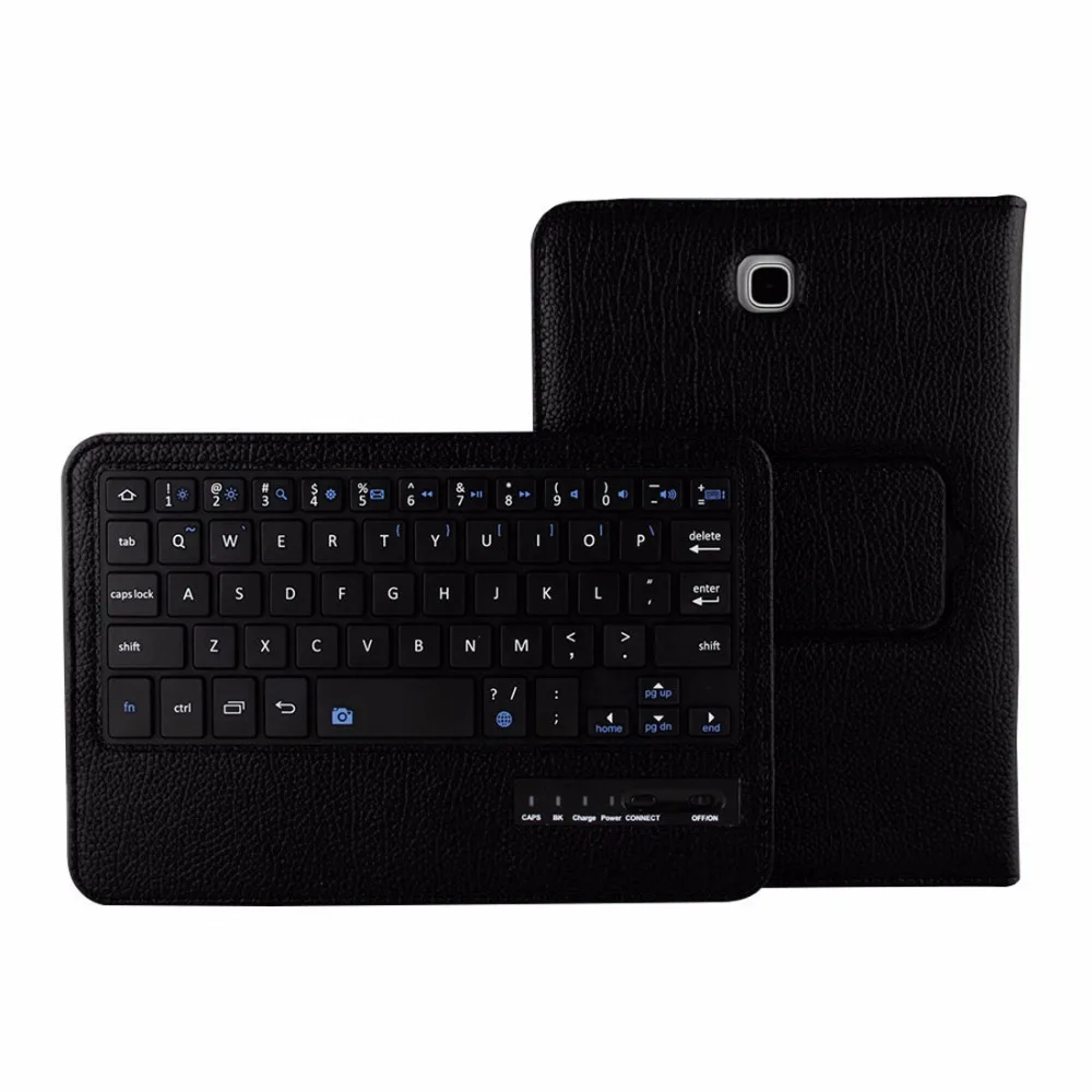 

For Samsung Galaxy Tab A 8.0 / T350 2 in 1 Detachable Wireless Keyboard Litchi Texture Leather Case with Holder