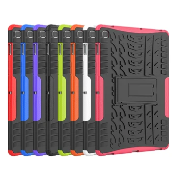 

Conelz For Samsung Galaxy Tab S5e Case Hybrid Case Shockproof Shell Protective Dual Layer Bumper w/ Stand Cover