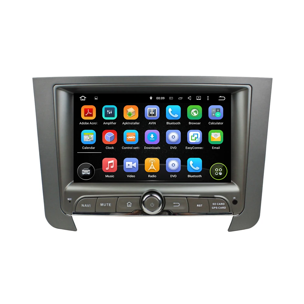 

KLYDE 7" 2 Din Android 8.1 Car Radio For SsangYong REXTON 2014 Deckless Car Audio Multimedia Car Stereo DVD Mirror link 1024*600
