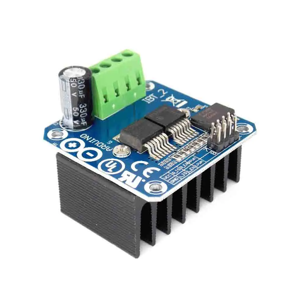 Двойной BTS7960 43A H-мост высокой мощности двигателя драйвер модуль/Diy салона автомобиля текущий диагностический
