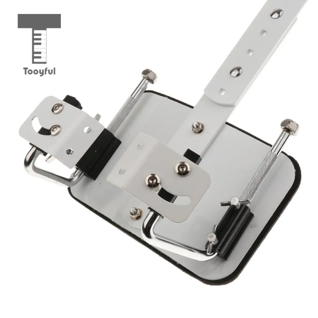 Tooyful Adjustable Aluminium Alloy Marching Small Snare Drum Carrier Holder for Drummer Percussion Accessory