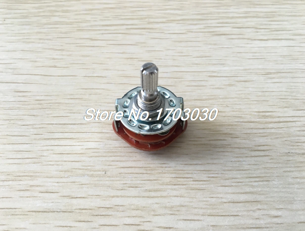 

Panel PCB Wiring Rotary Switch 2 Pole 6 Positions 1 Deck 220V