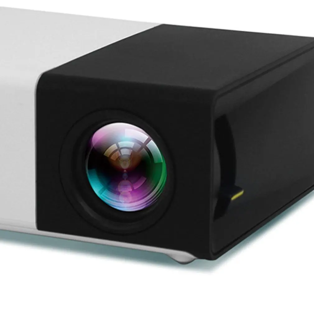 YG300 جهاز عرض (بروجكتور) ليد 3D HD المحمولة ميني جيب LCD Proyector للمنزل مسرح سينما 3.5 مللي متر الصوت/HDMI/USB/ SD المدخلات متعاطي المخدرات جديد