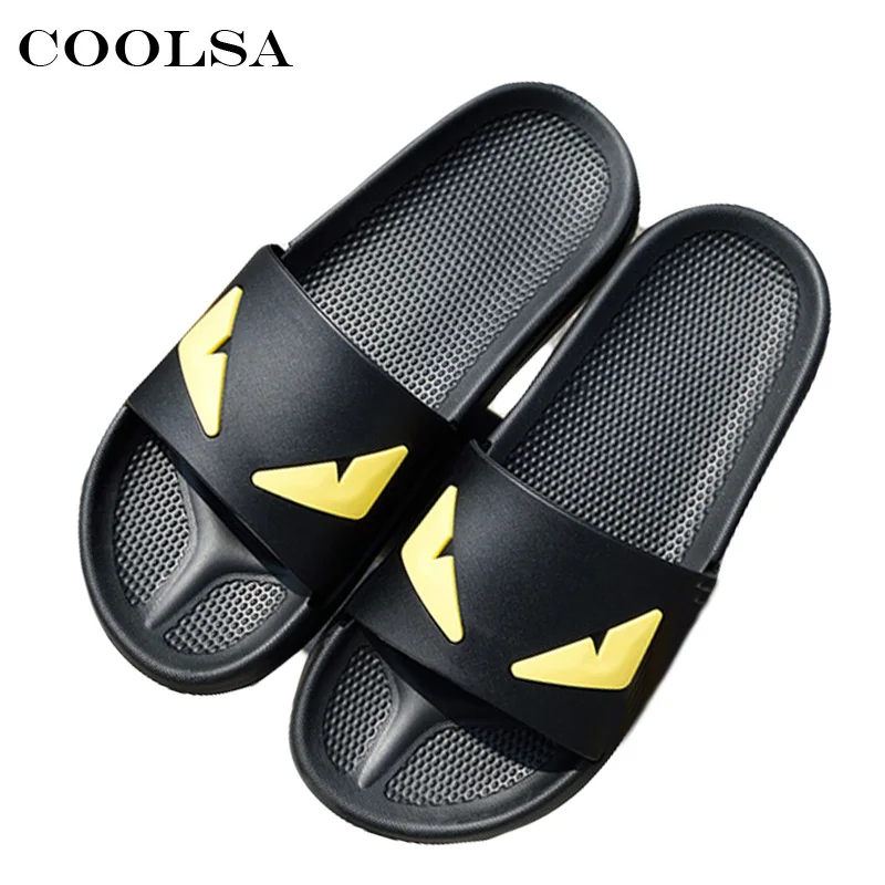 Coolsa New Summer Men Monster Slippers Massage Man Sandals Flat Non Slip Home Flip Flop Cute Couples Beach Shoe huismerk kopen in de aanbieding Coolsa New Summer Men Monster Slippers Massage Man Sandals Flat Non Slip Home Flip Flop Cute Couples Beach Shoe huismerk kopen in de aanbieding
