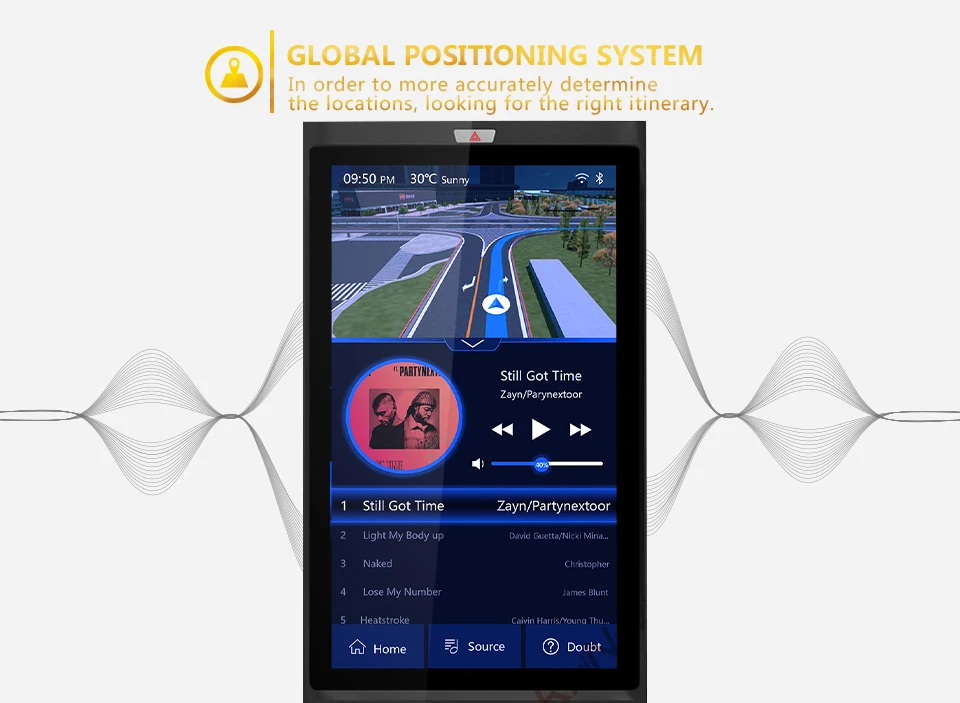 Flash Deal KiriNavi 17" Touch Display Android For FORD expedition Car Radio MP5 Audio GPS Navigation Monitor Multimedia Play 3