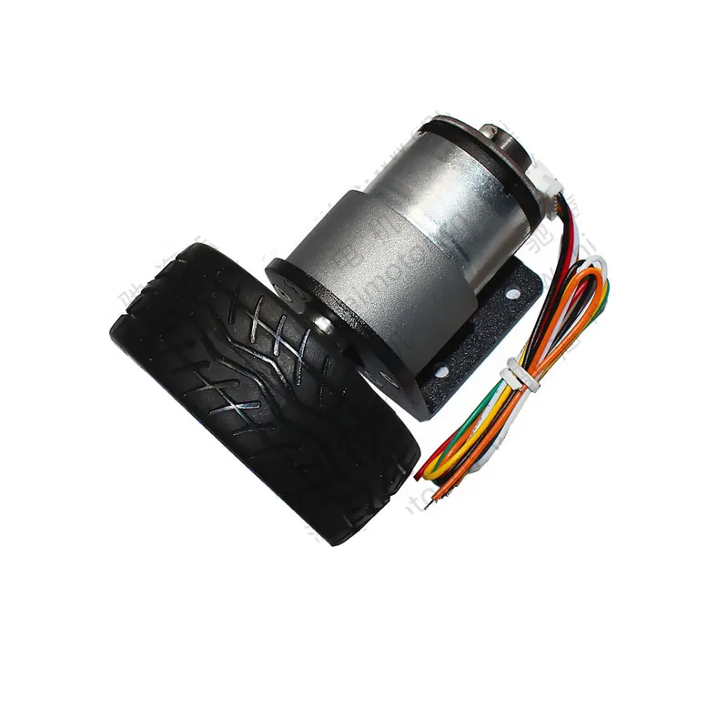 Intelligent car set GM37 520 DC gear motor with Hall encoder 65 tires