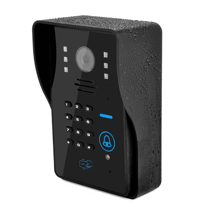 Новый беспроводной Wi-Fi ip-дверной звонок камера RFID пароль видео дверной звонок Домофон Система ночного видения система контроля доступа