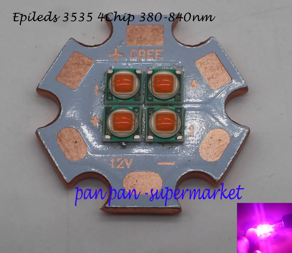 4 чипа Epi led s 3535 3 В/6 в/12 В светодиосветодиодный 18 Вт мощный светодиодный излучатель