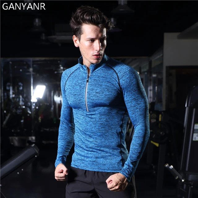 Best Price GANYANR Running T Shirt Men Basketball Sportswear Tops Tee Sport Fitness Exercise Tights Compression Gym Long Sleeve quick dry Best Price GANYANR Running T Shirt Men Basketball Sportswear Tops Tee Sport Fitness Exercise Tights Compression Gym Long Sleeve quick dry