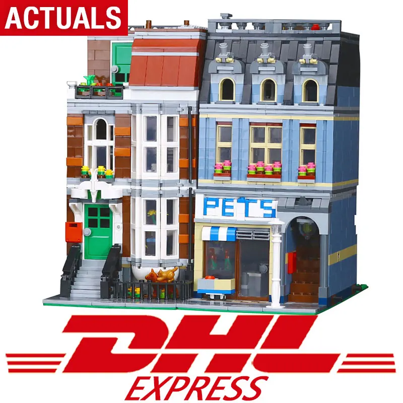 

15009 The Legoing Pet Shop Supermarket Model City Street Building Blocks Compatible 10218 Toys For Children