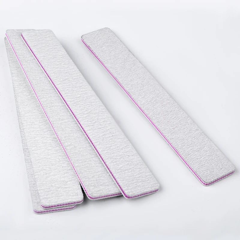 

5 Pcs/set Rectangle Grey Nail File Buffer 100/180 DIY Salon Nail Tips Sanding File Tools Manicure Nail Supplies Kit