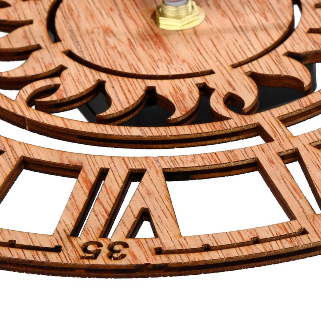 23.5*23.5cm  Vintage Wooden Wall Clock Shabby Chic Rustic Antique Watches Kitchen Home Decor