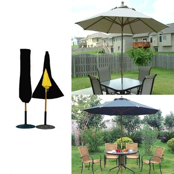 

A0NIJIE 210D Oxford Cloth Waterpoof Outdoor Patio Yard Garden Umbrella Cover Parasol Protective Cover Home Garden Accessories