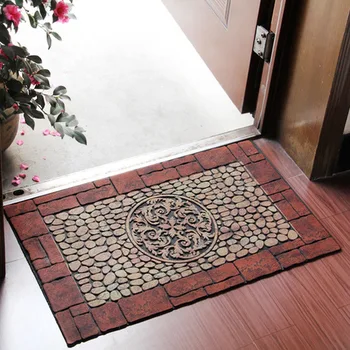 

Mat Home Textile natural Rubber carpet bathroom door mats kitchen mat tapis entree tappeti cucina floor mat deurmat zerbino hot