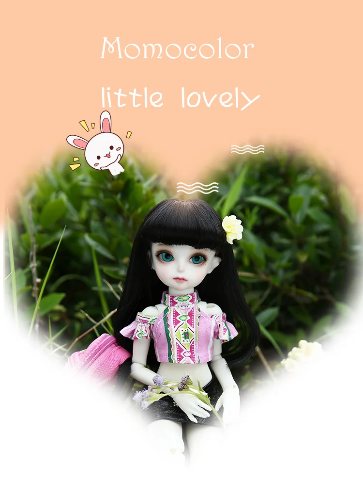 BJD Dolls Momocolor Emily 29cm 1/6 Adorable Cutie High Quality Resin Figure Girl Toys Best Birthday Gifts