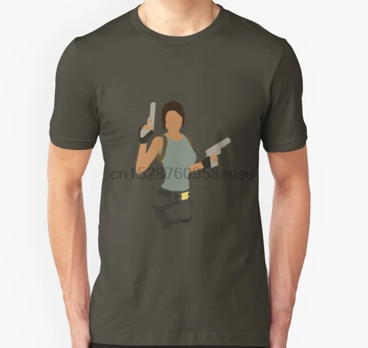 Мужская футболка с коротким рукавом Tomb Raider унисекс футболка(2) женская футболка с одним вырезом