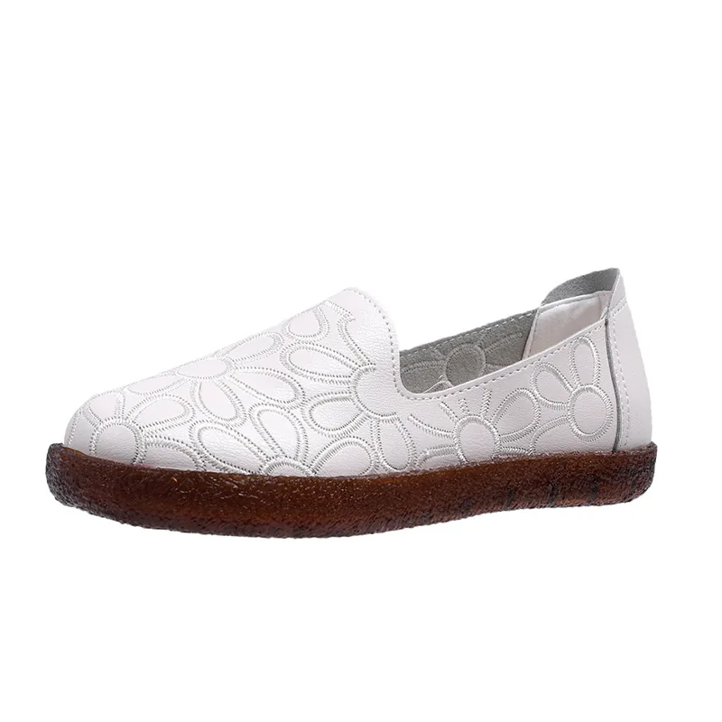 Beige CHAISHOU/Женская обувь; сезон весна; Новинка; Feminino Sapato; повседневная и удобная Белая обувь с мягкой подошвой; обувь для беременных женщин; B-292 - Цвет: Beige