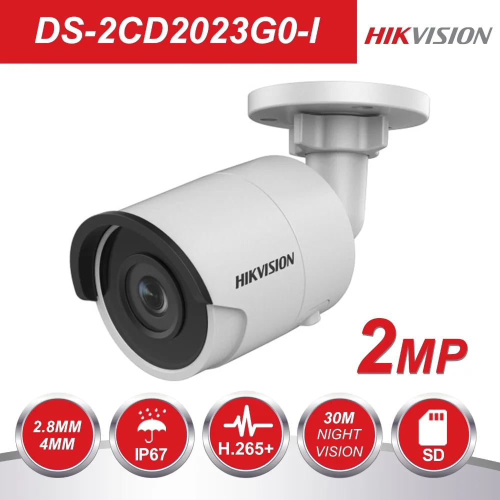 Hikvision H.265 CCTV Camera System Onvif DS 2CD2023G0 I 2MP CMOS Bullet ...