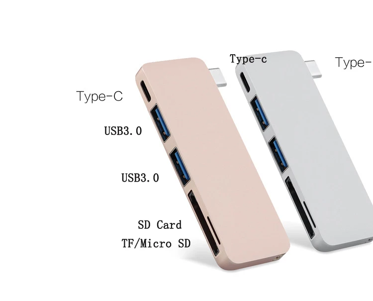 

Type C USB 3.0 HUB Docking Station For Macbook Pro HUB Type-c 3.1 HUB to USB 3.0 Micro SF SD Type-c Adapter for HuaWei Matebook