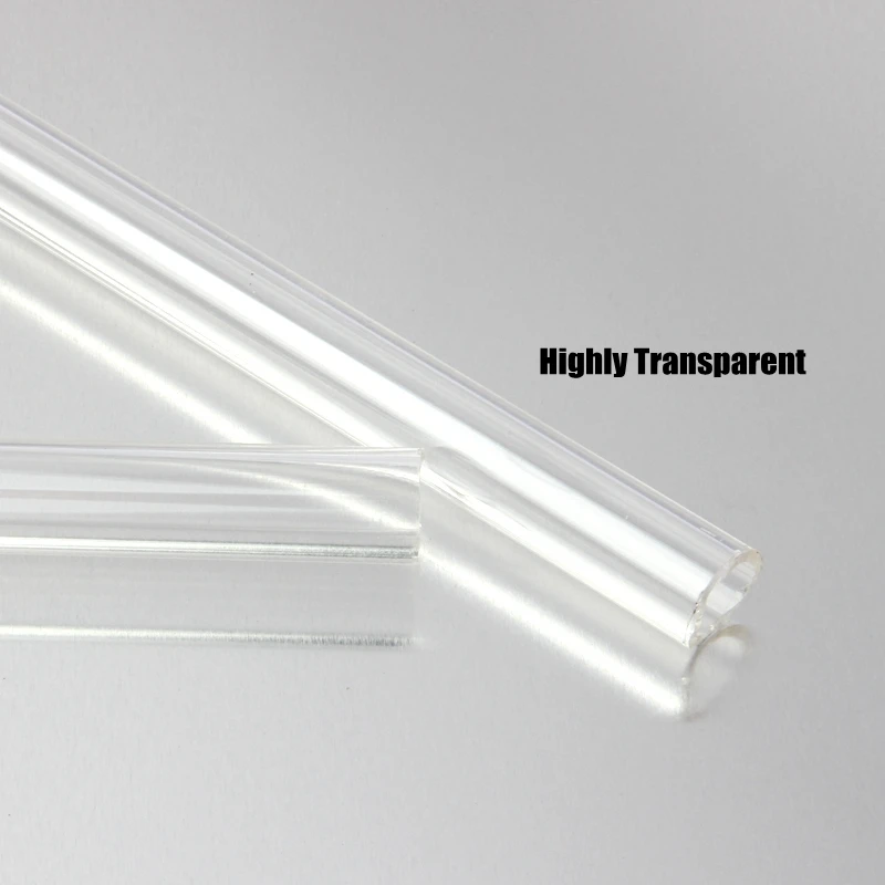 

2pcs 0.5meter Outer Dia.16-90mm Acrylic Plexiglass Highly Transparent Tube Aquarium Fish Tank Industry Garden Irrigation Pipe