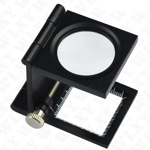 

1pcs WLXY-6005 10 times cloth counter fabric density magnifier with graduation