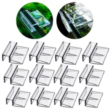 Pinces à couvercle en acrylique pour Aquarium, 4 pièces, couleur claire, Clips pour couvercle en verre, Support, fournitures pour Aquarium