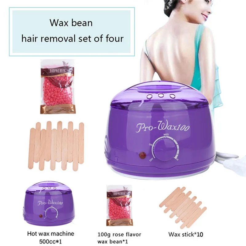 

500C SPA Hand Epilator Feet Electric Wax Warmer Machine Hot Paraffin Wax Warmer Heater Body Salon SPA Hair Removal with Wax Bead