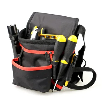 

600D Tool Bag Belt Waist Bag Pouch Waist Pocket Outdoor Work Hand Tools Storage bag Hardware Electrician Screwdriver Bag
