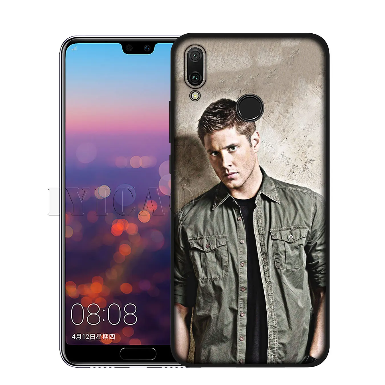 Мягкий чехол IYICAO для huawei P20 Pro P10 P8 P9 P30 Lite Mini P Smart - Цвет: 6