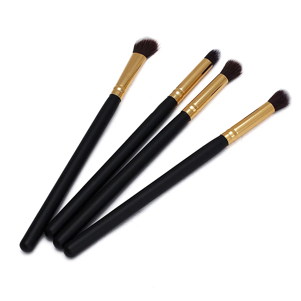 

4Pcs Professional Makeup Brushes Set Make up Wool Brush Tools kit Eye Liner Shader natural-synthetic hair Hot Sale1j31