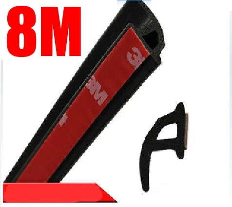 New 8M 314&quot Big P Car Door Rubber Seal Strip Weatherstrip Seals Hollow 314&quot*0.98&quot*0.433&quot / 8m*25mm*11mm | Автомобили и