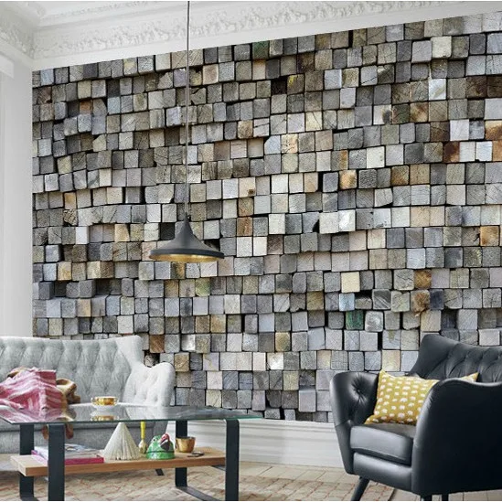 Custom Photo Relief Stereo Personality Retro Wood Wallpaper Custom Photo Relief Stereo Personality Retro Wood Wallpaper Mural Bar Room Tv Backdrop