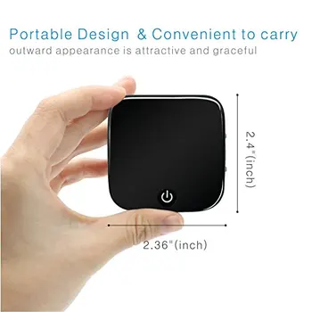 

IZTOSS 2-in-1 Bluetooth Receiver Transmitter with SPDIF AUX 3.5mm Wireless Audio