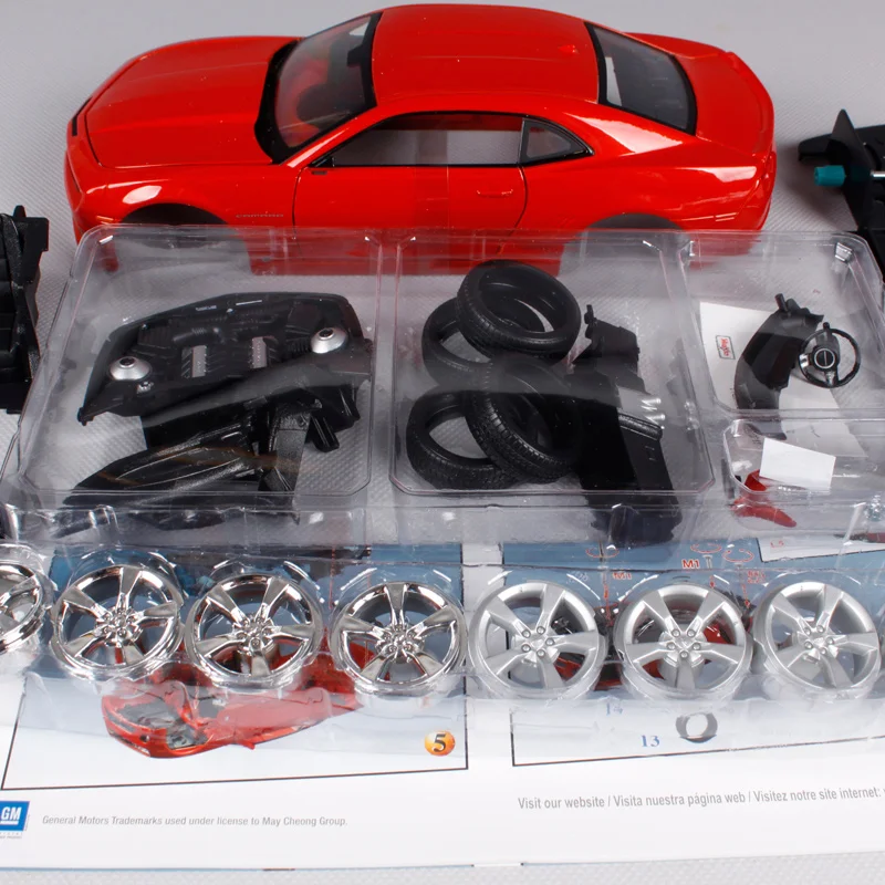 Maisto Bburago Новинка 1:24 2010 Camaro SS RS сборка набор гоночных литых моделей автомобиль