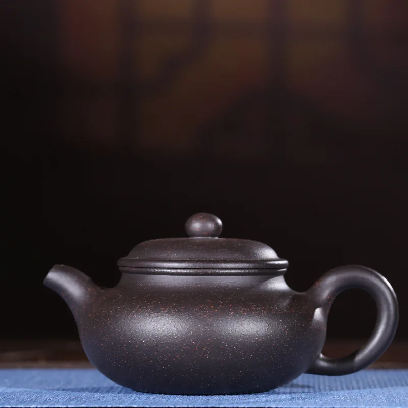 

Goods Manual Make Raw Ore Black Cinnabar Black Gold Just To Fake Something Antique Kettle Kungfu Online Teapot Tea Set Gift