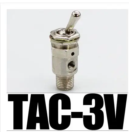 TAC2-41P Air Pneumatic Knob Control Toggle Valve 2 Position 3