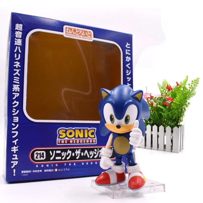 

Sonic The Hedgehog PVC The GSC sonic 214 Super Sonic Hedgehog Q Version Of The Clay Manual Movable Figure Toy For Children 4