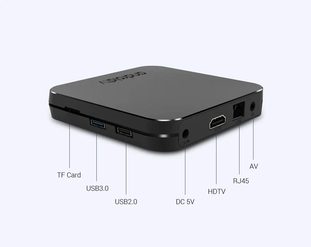 Smart TV Box Voice Control KM9 Android 9 S905X2 4GB 32GB ROM 2.4G / 5G WiFi Bluetooth 4.1 4K Android TV Box Mecool Set Top Box