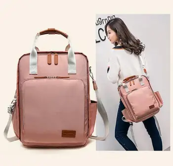 

Diaper Bag Fashion Mummy Maternity Nappy Changing Canvas Brand Backpack For Mom Traveling Organizer Waterproof Bags Baby Care