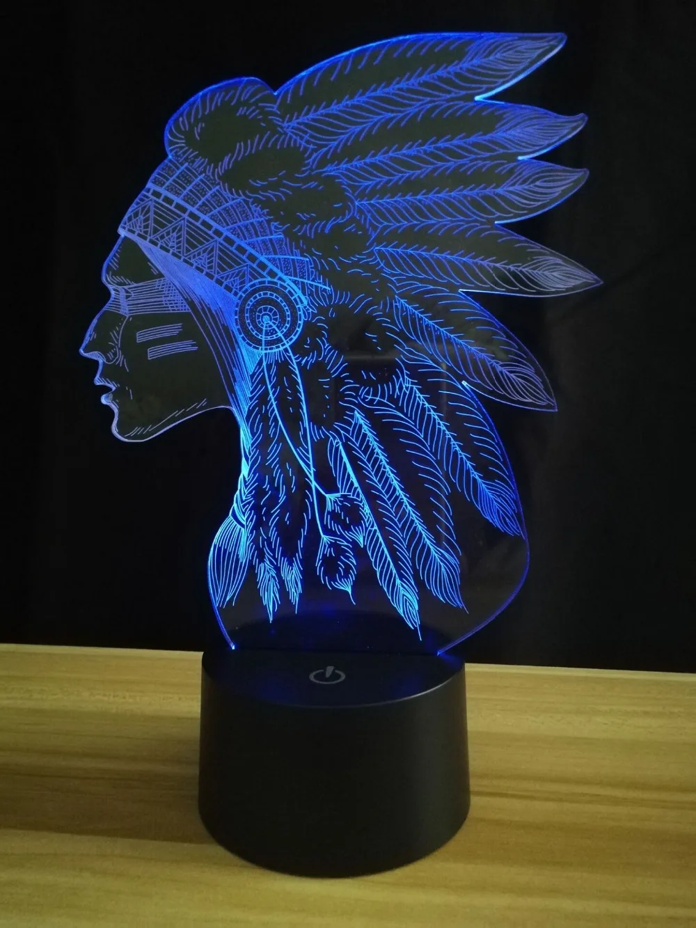 blue lighting